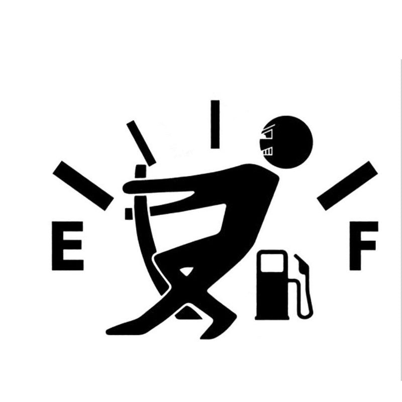 Funny Fuel Gage Stickers